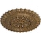 Ekena Millwork Sellek Ceiling Medallion (Fits Canopies up to 1 1/8"), 18 1/2"OD x 7/8"ID x 1 1/2"P, Rubbed Bronze CM18SKRZS - alternate 3
